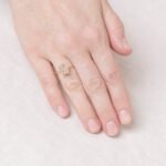 Green Amethyst Raw Freeform Gold or Silver Ring：圖片 2