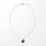 January Garnet Birthstone Necklace：圖片 3