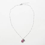 July Ruby Birthstone Necklace：圖片 7