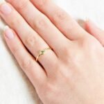 Genuine Peridot Silver or Gold Ring：圖片 2