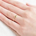 Genuine Peridot Silver or Gold Ring：圖片 4