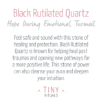 Black Rutilated Quartz Crystal Point - AAA Premium Quality：圖片 3