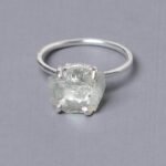 Green Amethyst Raw Freeform Gold or Silver Ring：圖片 5