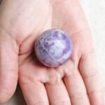 Lepidolite Sphere with Tripod：圖片 2