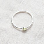 Genuine Peridot Silver or Gold Ring：圖片 8